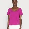 Anna Field Camiseta Básica - Purple, Mujer -LuxeTrend Ventas 42dae5e56bf844b1a5b98e1bd47a3482
