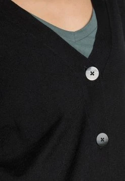 Anna Field SILK BLEND CARDIGAN - Chaqueta De Punto - Black, Mujer -LuxeTrend Ventas 446f3dcf7cdf49aeb07f2009336cf3f9
