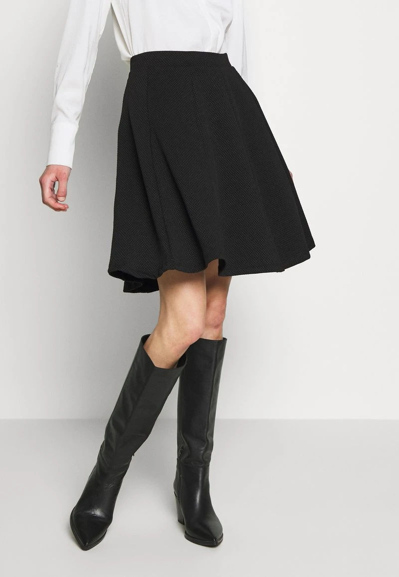 Anna Field BASIC MINI A-LINE SKIRT - Minifalda - Black, Mujer 3 Anna Field BASIC MINI A-LINE SKIRT - Minifalda - Black, Mujer