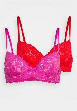 Anna Field 2PP UNDERWIRE BRA - Sujetador Con Aros - Red/pink, Mujer -LuxeTrend Ventas 478bf568064840e8ad8869455386ea7e