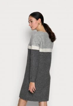 Anna Field Vestido De Punto - Black/grey, Mujer -LuxeTrend Ventas 47a62ecf9e494389bc000307076609e0