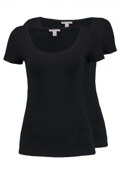 Anna Field 2 PACK - Camiseta Básica - Black, Mujer