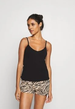 Anna Field SET - Pijama - Black/beige, Mujer