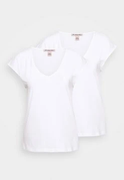 Anna Field 2 PACK - Camiseta Básica - White/white, Mujer -LuxeTrend Ventas 4bd9b2c16f674d6bbb4e8cbdc342a69c