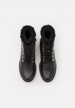 Anna Field LEATHER - Botines Con Cordones - Black, Mujer -LuxeTrend Ventas 4d8569bb42664db292a867032193f904