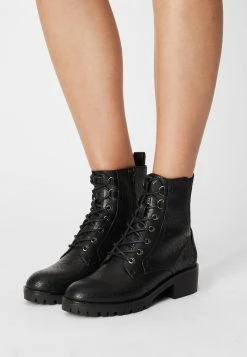 Anna Field COMFORT - Botines Con Cordones - Black, Mujer