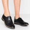 Anna Field LEATHER FLAT SHOES - Zapatos De Vestir - Black, Mujer -LuxeTrend Ventas 52df2207778147c68941208ad6fbbdf9