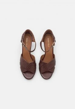 Anna Field LEATHER - Sandalias De Tacón - Brown, Mujer -LuxeTrend Ventas 52fef40d0acf4fc49c5b06fcf088322b