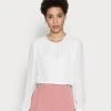 Anna Field CREW NECK BLOUSES WITH PUFFED SLEEVES - Blusa - Off-white, Mujer -LuxeTrend Ventas 5367ee5bf88a4f8c8b45d986cc5aec01