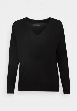 Anna Field BASIC- SOFT V-NECK - Jersey De Punto - Black, Mujer -LuxeTrend Ventas 546fada4772042ee9d050e2e14958186