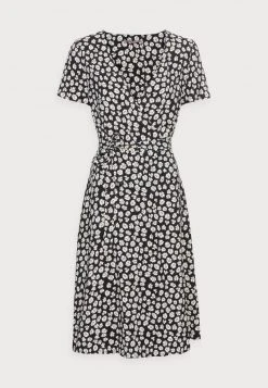 Anna Field WRAP DRESS - Vestido Informal - Black/white, Mujer -LuxeTrend Ventas 54f6a28d42c64f3e9461512e3a91ed2f