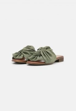 Anna Field LEATHER - Sandalias Planas - Green, Mujer -LuxeTrend Ventas 56ad1609719344e0a72464e021feb888