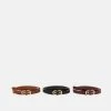 Anna Field 3 PACK - Cinturón - Black/bordeaux/cognac, Mujer -LuxeTrend Ventas 58b9eb76153e48dabc810e7056b06191