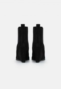 Anna Field LEATHER WINTER BOOT - Wedge Ankle Boots - Botines De Tacón - Black, Mujer -LuxeTrend Ventas 5a8910ef403341379dc49d1a43d1499f