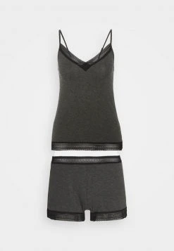 Anna Field CLAIRE FAGOTTING SHORT SET - Pijama - Grey, Mujer -LuxeTrend Ventas 5b36d6de9f2d4a41bcf782479e2bc80f