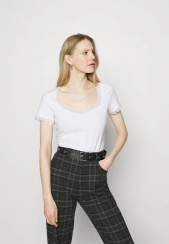 Anna Field Camiseta Básica - White, Mujer