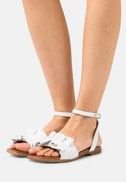 Anna Field LEATHER - Sandalias - White, Mujer
