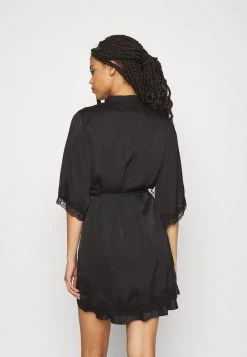 Anna Field ARIANA SATIN KIMONO - Albornoz - Black, Mujer -LuxeTrend Ventas 612142ab654c4085be5aacf42732c224