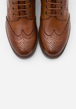 Anna Field LEATHER - Botines Con Cordones - Cognac, Mujer -LuxeTrend Ventas 626b2c239ab945f88568526f0eda1435