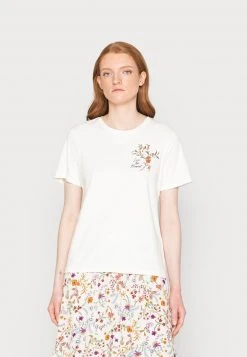 Anna Field Camiseta Estampada - Off White, Mujer