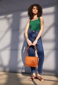 Anna Field Bandolera - Cognac, Mujer