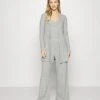 Anna Field RIB 3 PIECE PYJAMA - Pijama - Light Grey, Mujer -LuxeTrend Ventas 656e399875bf4d7f8bca8e8dda24c36d