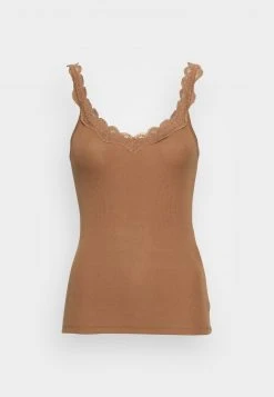 Anna Field SCALLOP LACE - Top - Brown, Mujer -LuxeTrend Ventas 666528bf8388438da9e1c52083d8a934