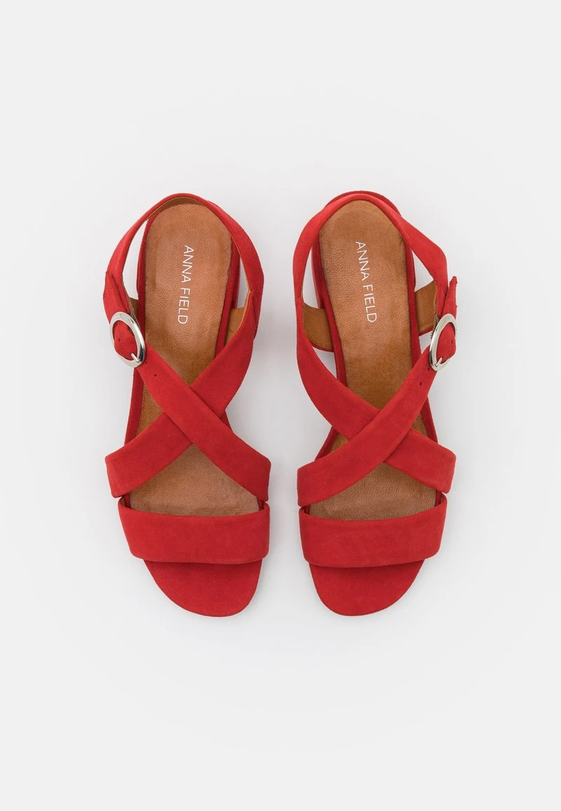 Anna Field LEATHER - Sandalias - Red, Mujer 8 Anna Field LEATHER - Sandalias - Red, Mujer - Imagen 6