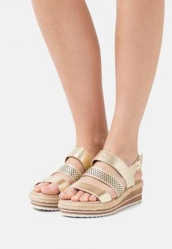 Anna Field LEATHER - Alpargatas - Gold, Mujer