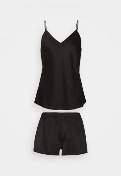 Anna Field SIMPLE SATIN SHORT SET - Pijama - Black, Mujer -LuxeTrend Ventas 6cdc83e9cc234a4f86b638ff56d1ec4d