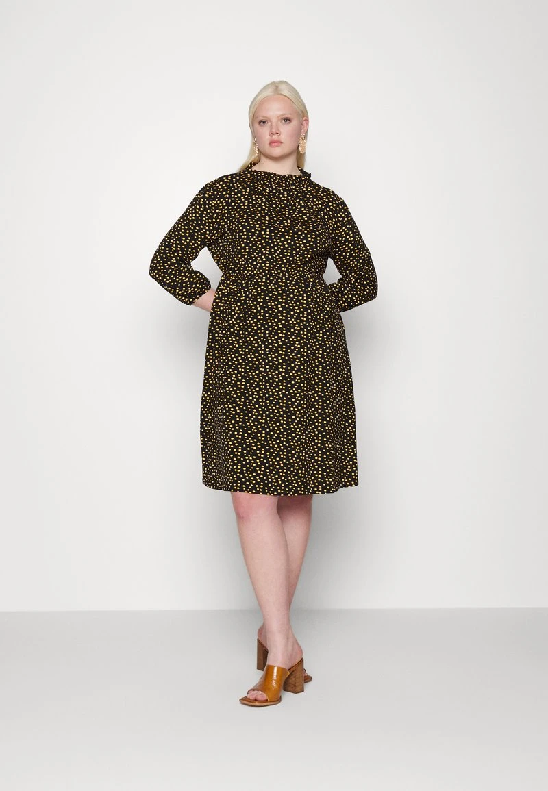 Anna Field Vestido Ligero - Black/yellow, Mujer 4 Anna Field Vestido Ligero - Black/yellow, Mujer - Imagen 2