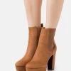 Anna Field Botines Con Plataforma - Cognac, Mujer -LuxeTrend Ventas 6f1ec11baba247c19aeee7156834a4b0