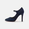 Anna Field Tacones - Dark Blue, Mujer