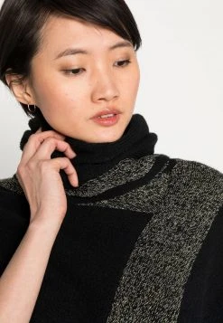 Anna Field Poncho - Black / Gold, Mujer -LuxeTrend Ventas 6fcd65bf26b14654ad581eeb1f69b3b2