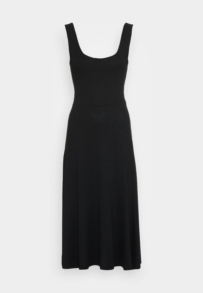 Anna Field WIDE STRAP FIT MIDI DRESS - Vestido Ligero - Black, Mujer 6 Anna Field WIDE STRAP FIT MIDI DRESS - Vestido Ligero - Black, Mujer - Imagen 4