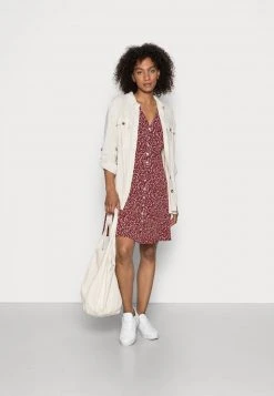 Anna Field WOVEN BUTTON THROUGH EVE DRESS - Vestido Informal - Red White, Mujer -LuxeTrend Ventas 72041c9ad6504bfab024eb3b88b04237