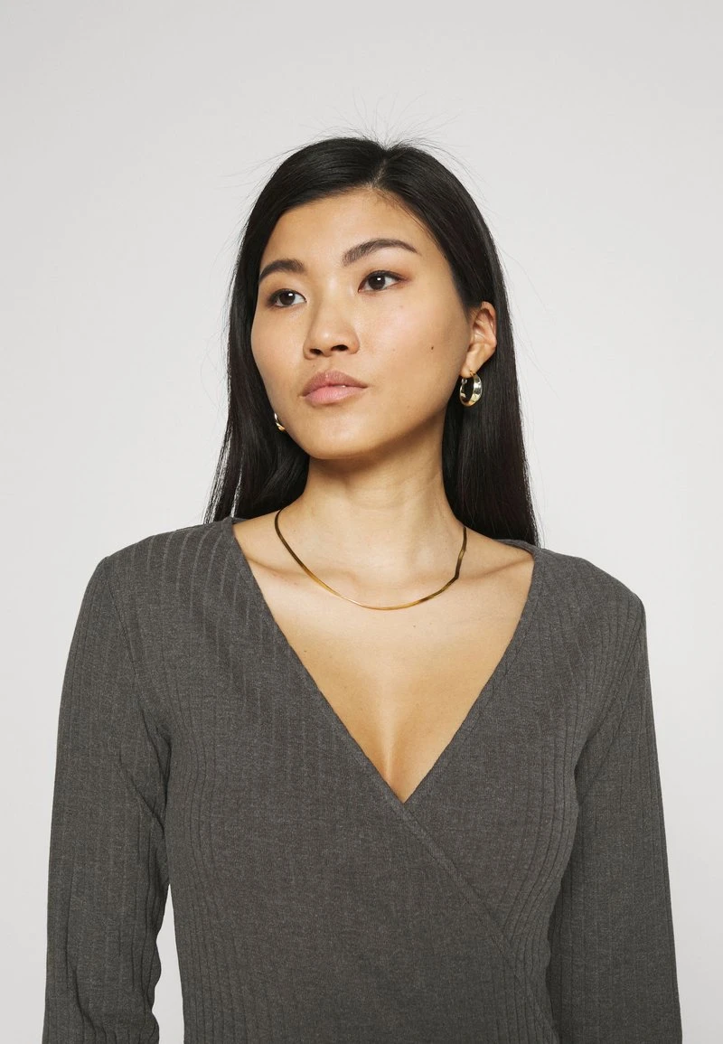 Anna Field Vestido De Punto - Mottled Dark Grey, Mujer 6 Anna Field Vestido De Punto - Mottled Dark Grey, Mujer - Imagen 4