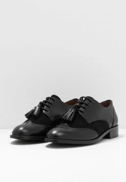 Anna Field LEATHER FLAT SHOES - Zapatos De Vestir - Black, Mujer -LuxeTrend Ventas 748eb71c1bc6401cb8a51cef496e1c9c