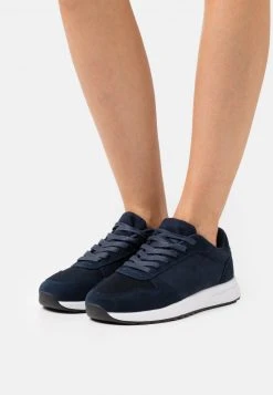 Anna Field LEATHER - Zapatillas - Dark Blue, Mujer