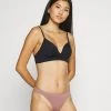 Anna Field 3 PACK SEAMLESS LACE - Tanga - Black/pink/blue, Mujer