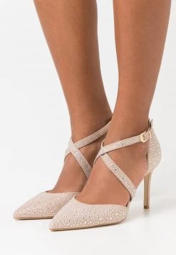 Anna Field LEATHER - Zapatos Altos - Beige, Mujer