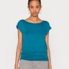 Anna Field Camiseta Básica - Blue, Mujer -LuxeTrend Ventas 79f408ab15d343438553398e3a8f70fd