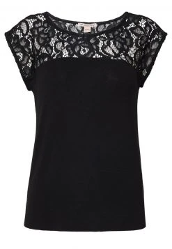 Anna Field Camiseta Básica - Black, Mujer -LuxeTrend Ventas 7a1cb7ca5419448d91f17244e031b9b9