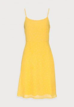 Anna Field STRAPPA FIT AND FLARE - Vestido Informal - Yellow, White, Mujer -LuxeTrend Ventas 7a6b7fad2c184d8fb2a2c7eca8ac5256