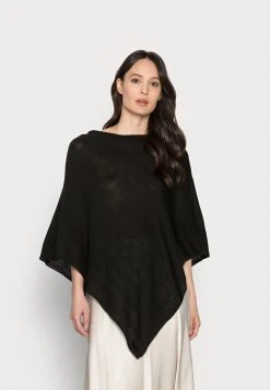 Anna Field Poncho - Black, Mujer