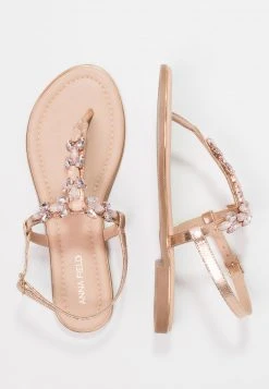 Anna Field Sandalias De Dedo - Rose Gold, Mujer -LuxeTrend Ventas 7bbfb1d7134540f89295e486c7807547