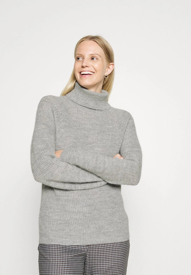 Anna Field WOOL BLEND TURTLENECK - Jersey De Punto - Mottled Light Grey, Mujer 3 Anna Field WOOL BLEND TURTLENECK - Jersey De Punto - Mottled Light Grey, Mujer
