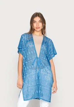 Anna Field Poncho - Blue, Mujer