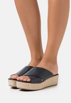 Anna Field LEATHER - Sandalias - Black, Mujer