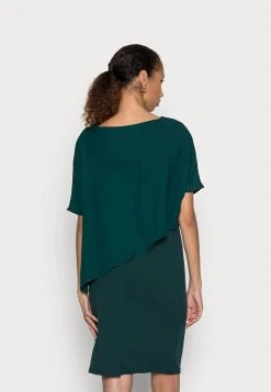 Anna Field Occasion Mini Bodycon Dress With Mesh Short Sleeves - Vestido De Cóctel - Dark Green, Mujer -LuxeTrend Ventas 82f185f00bb94fb19f3a53e438081545